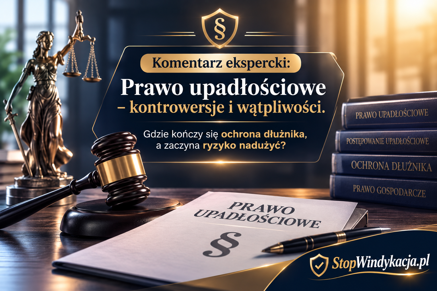 Komentarz ekspercki: Prawo upadłościowe – kontrowersje i wątpliwości. Gdzie kończy się ochrona dłużnika, a zaczyna ryzyko nadużyć?